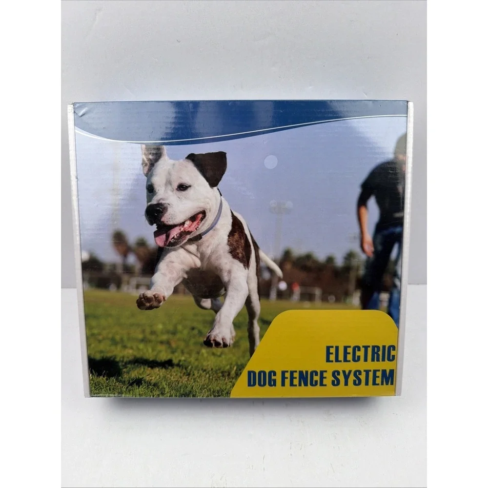Electric Dog Fence System. 2 Collar Water Proof And Rechargeable - NEW IN BOX